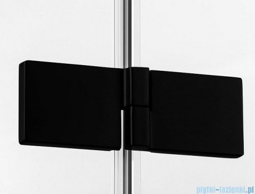 New Trendy Avexa Black kabina prostokątna 80x110x200 cm przejrzyste lewa EXK-1568