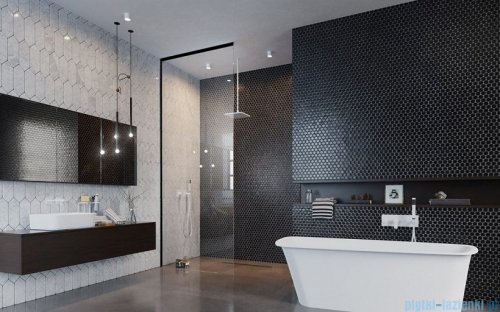 Radaway Modo XL Black kabina Walk-in 30-100×250-300 szkło przejrzyste 10mm 389405-54-01
