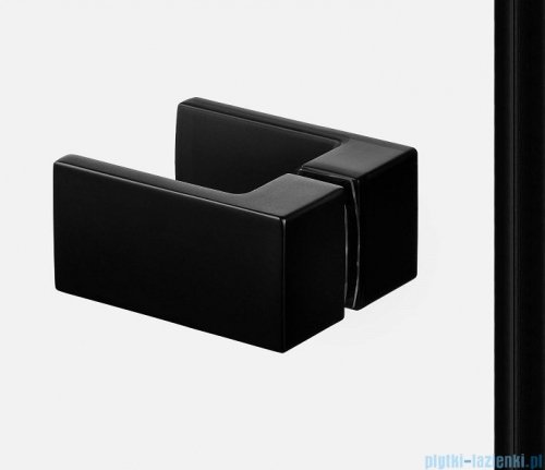 New Trendy Avexa Black kabina kwadratowa 100x80x200 cm przejrzyste EXK-1616