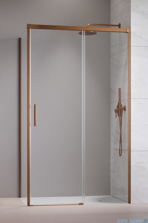 Radaway Idea Kdj Brushed Copper kabina 120x110cm prawa szczotkowana miedź 387042-93-01R/387053-93-01L