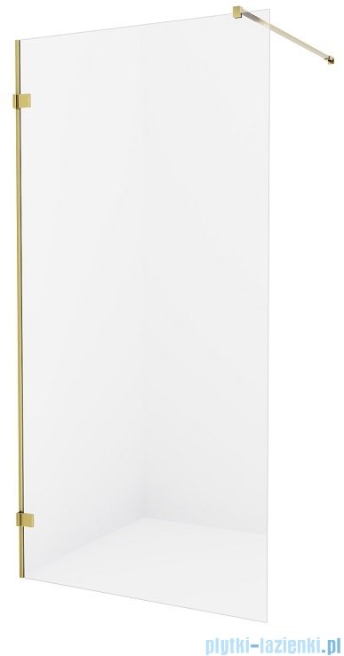 New Trendy Avexa Gold kabina Walk-In 90x200 cm przejrzyste EXK-1794