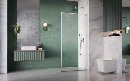 Radaway Modo F SL II chrom kabina Walk-in 80x201,6cm prawa szkło przejrzyste 10419084-01-01R
