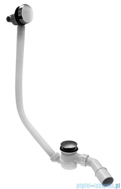 McAlpine syfon wannowy odpływowo-przelewowy z napełnieniem oraz korkiem klik-klak HCN2600CC1M-15MM