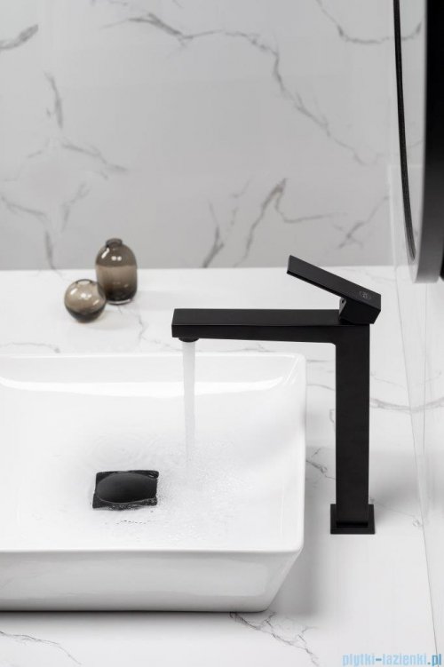 KFA LOGON BLACK bateria umywalkowa nablatowa czarny 5132-612-81