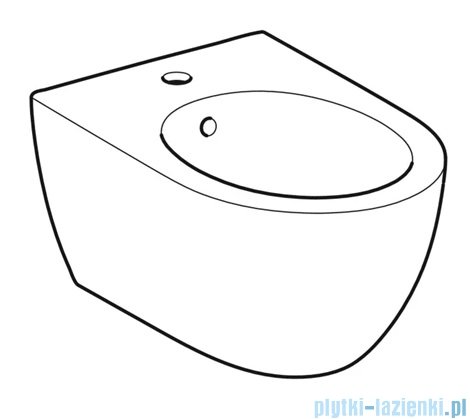 Geberit Acanto bidet wiszący biały 502.825.00.1