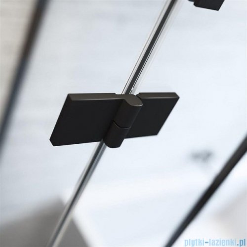 Radaway Essenza Pro Black Kdj kabina 80x80cm prawa czarny mat/szkło przejrzyste 10097080-54-01R/10098080-01-01