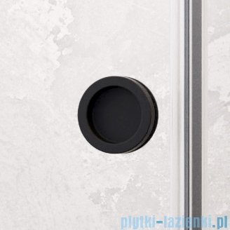 Radaway Furo SL Black KDD kabina 80x100cm czarny mat/szkło przejrzyste 10305080-54-01L/10305100-54-01R