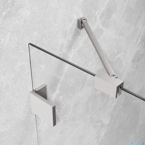 Radaway Essenza Pro Brushed Nickel Kdj+S kabina 100x100x100cm prawa szczotkowany nikiel 10097310-91-01R/10098100-01-01/10098100-01-01
