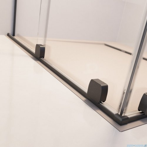 Radaway Furo Brushed GunMetal PND II parawan nawannowy 160cm lewy szczotkowany grafit 10109838-92-01L/10112794-01-01