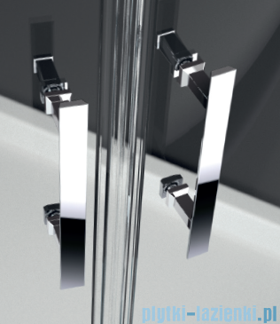 Novellini Kali AH kabina 120x80 profile czarne KALIAH116L-1H/KALIAH76L-1H
