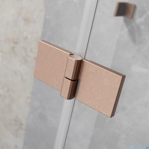 Radaway Essenza Pro Brushed Copper Kdd kabina 90x100cm szczotkowana miedź 10096090-93-01L/10096100-93-01R