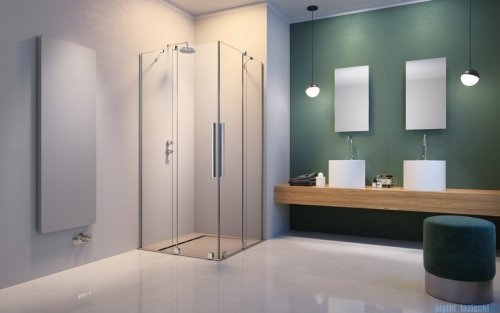 Radaway Furo KDD kabina 100x90cm szkło przejrzyste 10105100-01-01L/10105090-01-01R
