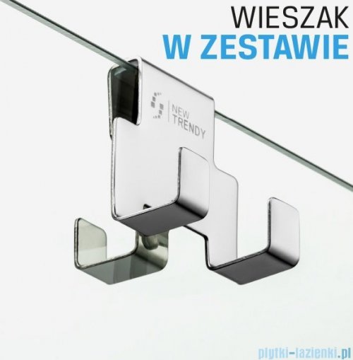 New Trendy New Modus Black kabina Walk-In 100x50x200 cm przejrzyste EXK-0066/EXK-0089