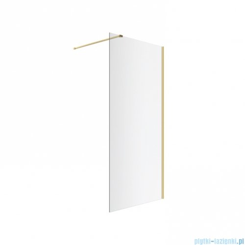 Excellent Vidoq Walk-in ścianka prysznicowa prosta 100x200 cm, złoty połysk KAEX.1506.1000.LP.GL