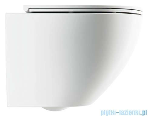 Omnires Ottawa Comfort SILENT POWER™ miska WC wisząca + deska wolnoopadająca biały mat OTTAWACSPMWBM