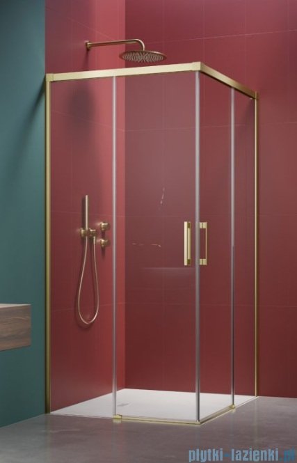 Radaway Idea 6 Kdd Brushed Light Gold kabina 80x90cm szczotkowane jasne złoto 387061-98-01L/387060-98-01R