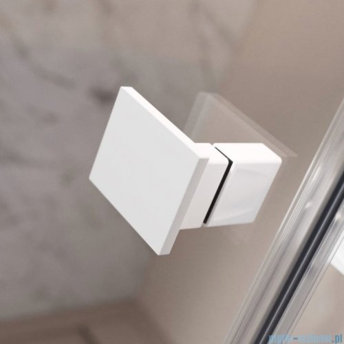 Radaway Essenza Pro White Kdd kabina 90x80cm przejrzyste 10096090-04-01L/10096080-04-01R