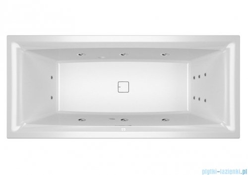 Riho Still Square wanna prostokąta 180x80cm z hydromasażem FLOW lewa B099019005