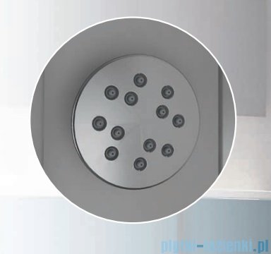 Novellini Glax 3 A80 kabina z hydromasażem 80x80 chrom GL3A89T1-1K