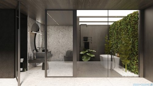  Deante SILIA Wieszak na ręcznik ścienny nero ADI_N621