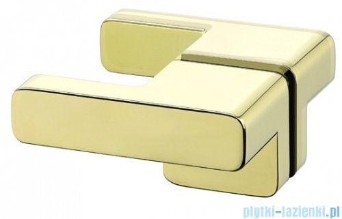 New Trendy Eventa Gold Shine kabina prysznicowa prostokątna 80x70x200 cm prawa przejrzyste Złoty połysk EXK-4719