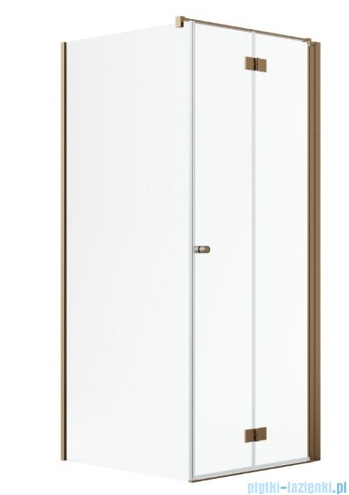 Radaway Nes Kdj B Brushed Copper kabina 100x100cm prawa szczotkowana miedź 10025100-93-01R/10039100-01-01