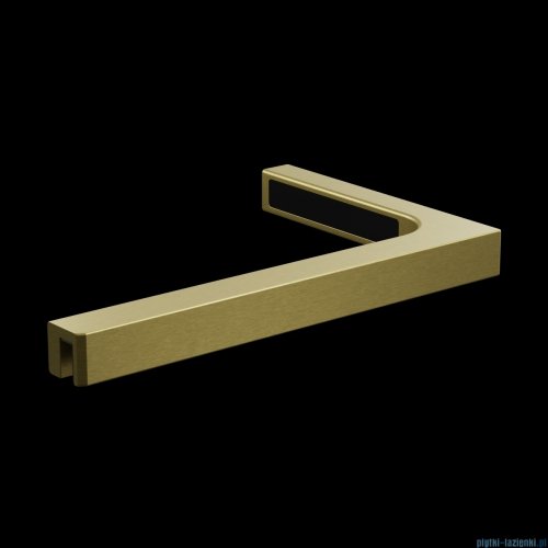 Radaway Nes DWD II Brushed Gold drzwi wnękowe 160cm W4 szczotkowane złoto 10037073-99-01/10041087-99-01