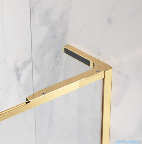 Radaway Modo F SL Gold II kabina Walk-in 80x201,6cm prawa złoty połysk szkło przejrzyste 10419084-09-01R