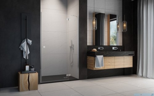 Radaway Essenza Dwj drzwi wnękowe 90cm prawe szkło przejrzyste 1385013-01-01R
