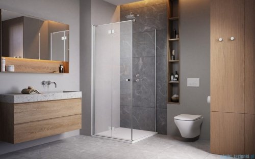 Radaway Essenza Kdj B kabina 80x75cm lewa szkło przejrzyste 1385081-01-01L/1384049-01-01