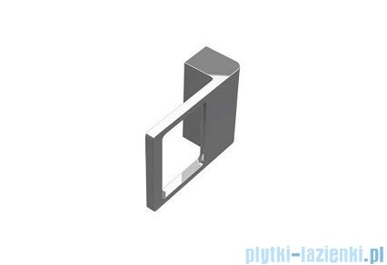 Riho Scandic NXT X101 drzwi prysznicowe czarne prawe 68x200cm G001002121