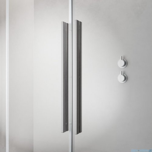 Radaway Furo Kdj Brushed Nickel kabina 130x110cm lewa szczotkowany nikiel 10104672-91-01L/10110630-01-01/10113110-01-01