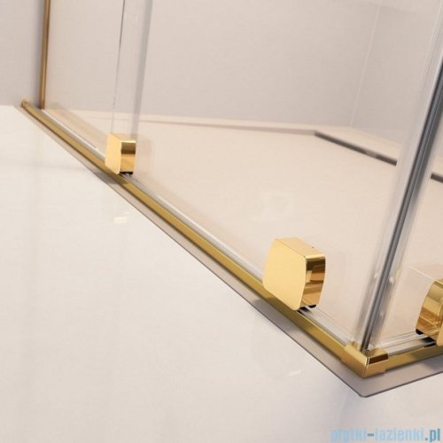Radaway Furo Gold Walk-in kabina 110x200cm lewa szkło przejrzyste 10106588-09-01L/10110544-01-01