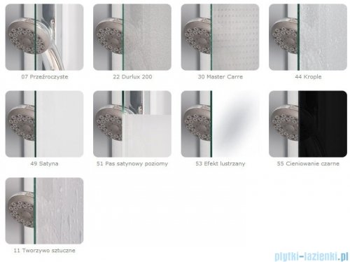 SanSwiss Top-Line TOPR Kabina prysznicowa półokrągła 90-120cm profil srebrny TOPR50SM20107