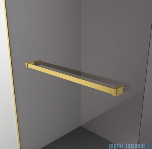 Radaway Essenza 8 Gold Dwj drzwi wnękowe 80cm prawe złoty połysk/szkło przejrzyste 10480512-01-01R/10460237-09-01R