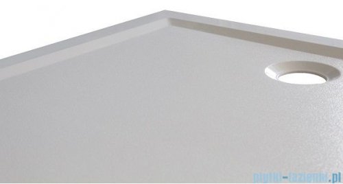 Sanplast Space Mineral B-M/SPACE brodzik kwadratowy z powłoką 100x100x1,5 cm biały 645-290-0041-01-002