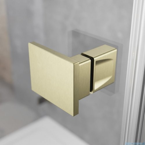 Radaway Essenza Pro Brushed Gold Dwj drzwi wnękowe 90cm prawe szczotkowane złoto 10099090-99-01R