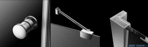 Radaway Torrenta KDJ+S kabina prysznicowa 100x110x100 prawa chrom połysk/przejrzyste 1330100-01-01/133311-01-01R/1330100-01-01