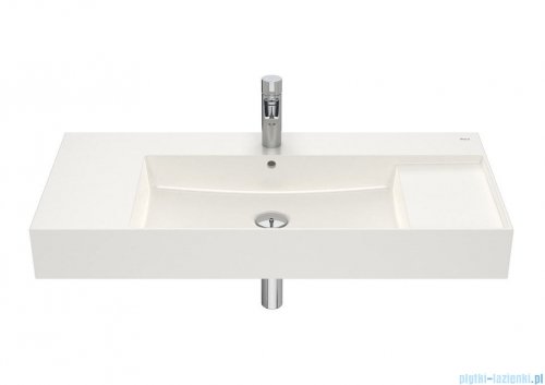 Roca Inspira Square umywalka ścienna 100x49cm beżowa A32752A650
