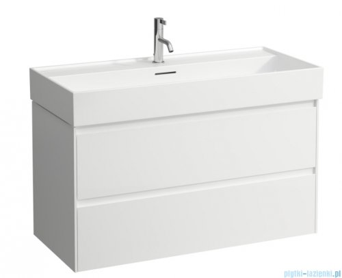 Laufen Lani szafka pod umywalkę 98x44cm biały połysk H4035621122611