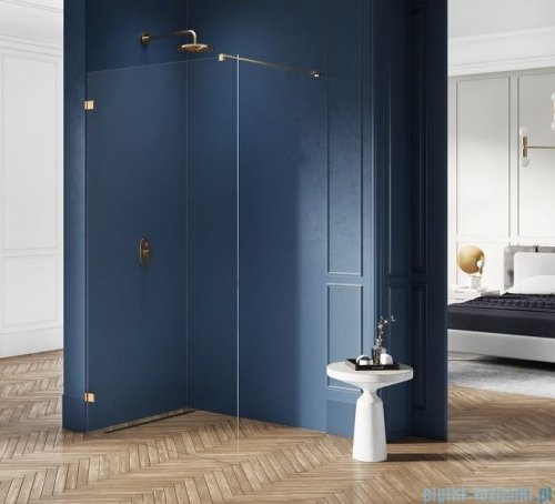 New Trendy Avexa Gold kabina Walk-In 160x200 cm przejrzyste EXK-2003