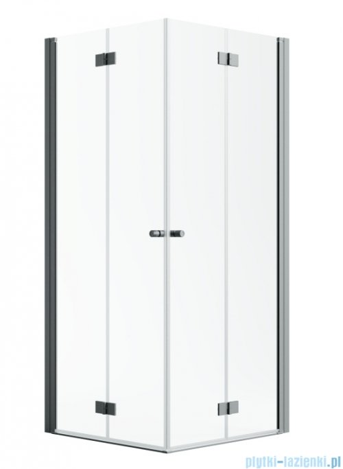 Radaway Nes Kdd B Brushed GunMetal kabina 100x80cm szczotkowany grafit 10024100-92-01L/10024080-92-01R