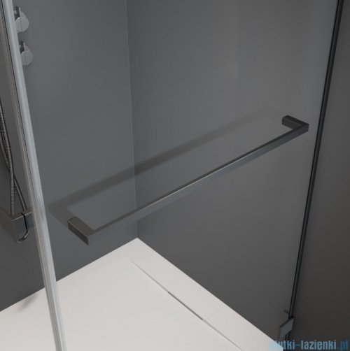 Radaway Idea DWJ Brushed GunMetal drzwi wnękowe 105cm lewe szczotkowany grafit 387021-92-01L