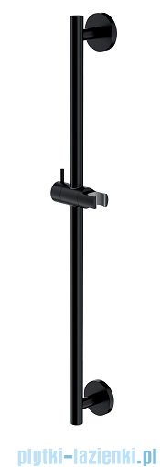 Omnires Drążek prysznicowy 66 cm czarny DR12BL