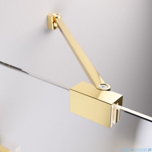 Radaway Essenza Pro Gold Kdj kabina 100x110cm prawa złoty połysk/szkło przejrzyste 10097100-09-01R/10098110-01-01