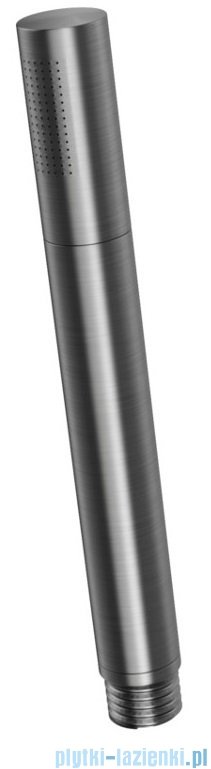 Kohlman Experience Gray zestaw prysznicowy z deszczownicą kwadratową 25x25 cm szczotkowany grafit QW210EGQ25