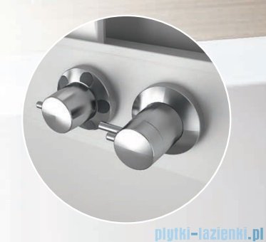 Novellini Glax 3 A80 kabina z hydromasażem 80x80 chrom GL3A80T1F-1K