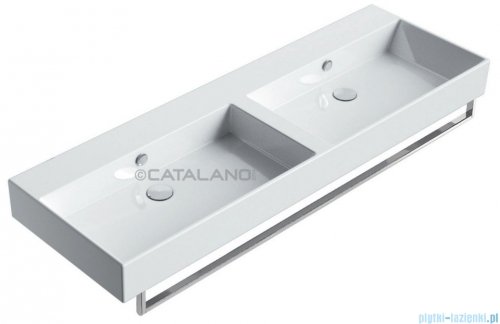 Catalano Premium 150 umywalka podwójna 150x50 z powłoką biała 115VP00