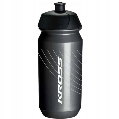 BIDON ROWEROWY NA ROWER KROSS FRESH BPA FREE 500ML SZARY