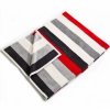 Koc Moca Design Stripes - czerwony